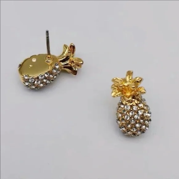 Kate Spade Pineapple🍍Pave Earrings - Picture 6 of 8